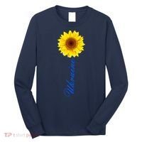 Ukraine Sunflower Peace Stop War Stand With Ukraine Long Sleeve Shirt thumb 0