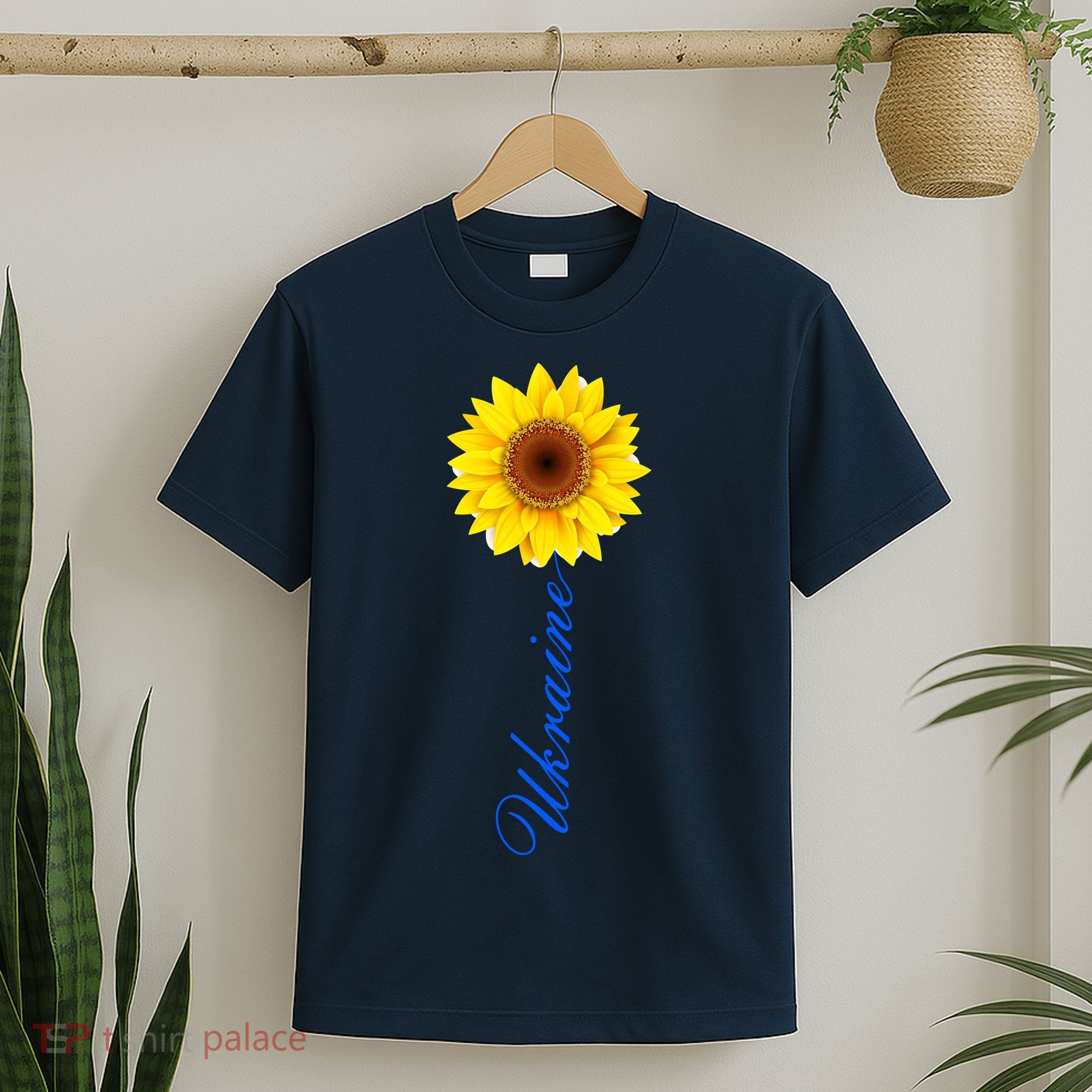 Ukraine Sunflower Peace Stop War Stand With Ukraine T-Shirt
