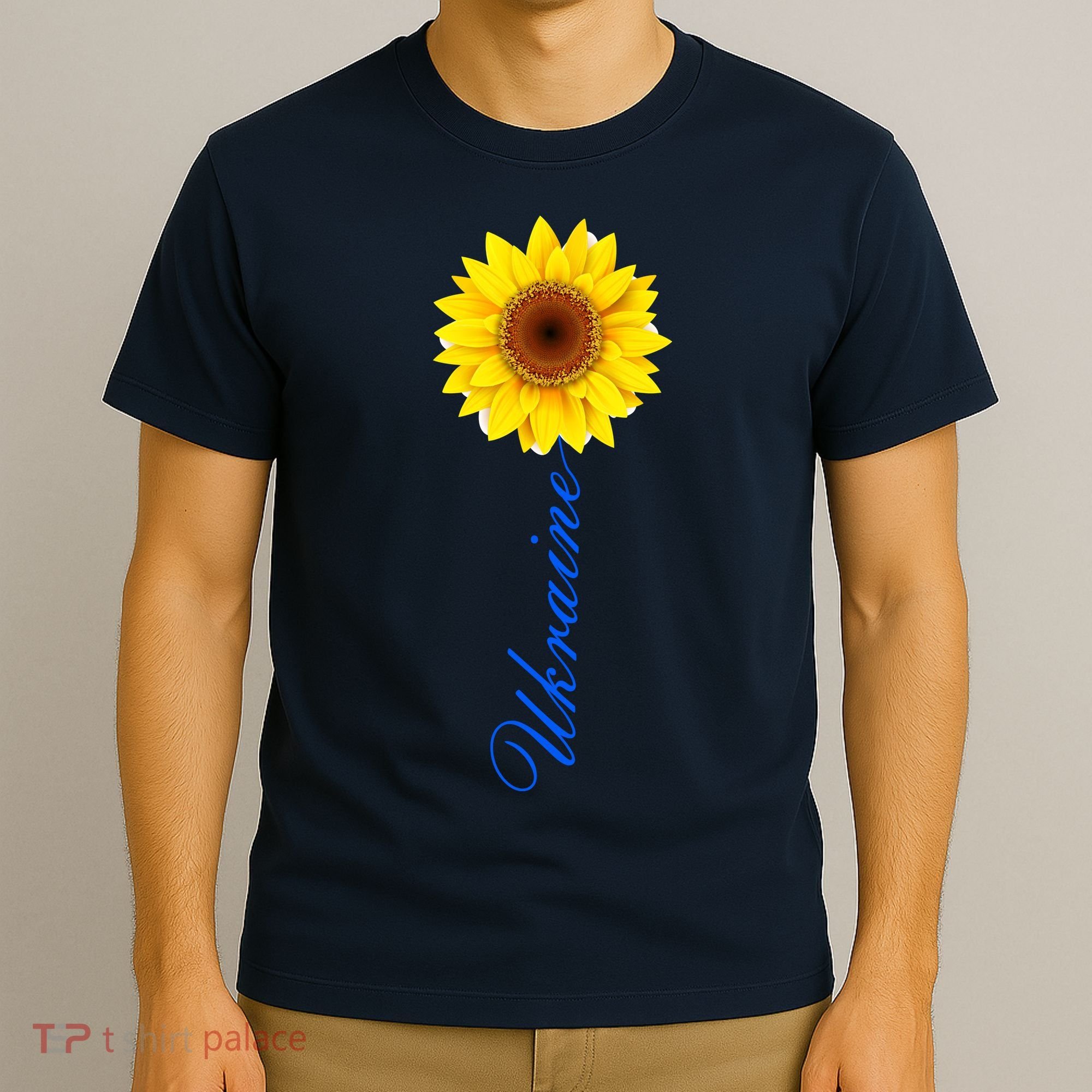 Ukraine Sunflower Peace Stop War Stand With Ukraine T-Shirt