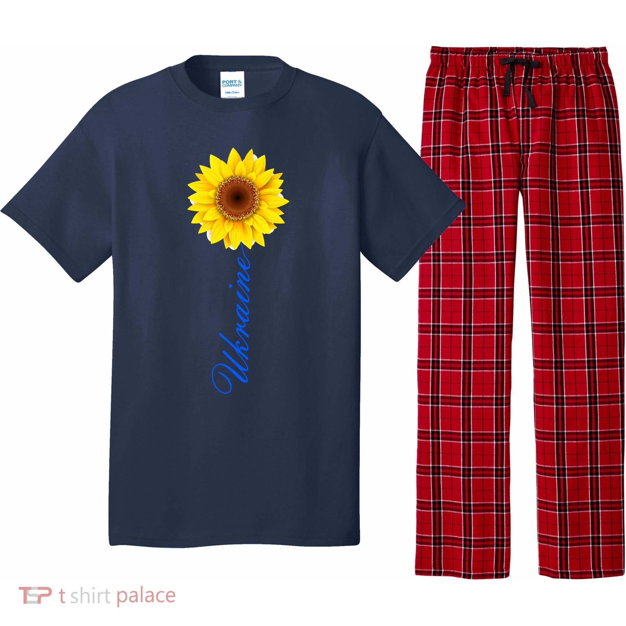 Ukraine Sunflower Peace Stop War Stand With Ukraine Pajama Set