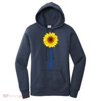 Ukraine Sunflower Peace Stop War Stand With Ukraine Women's Hoodie thumb 0