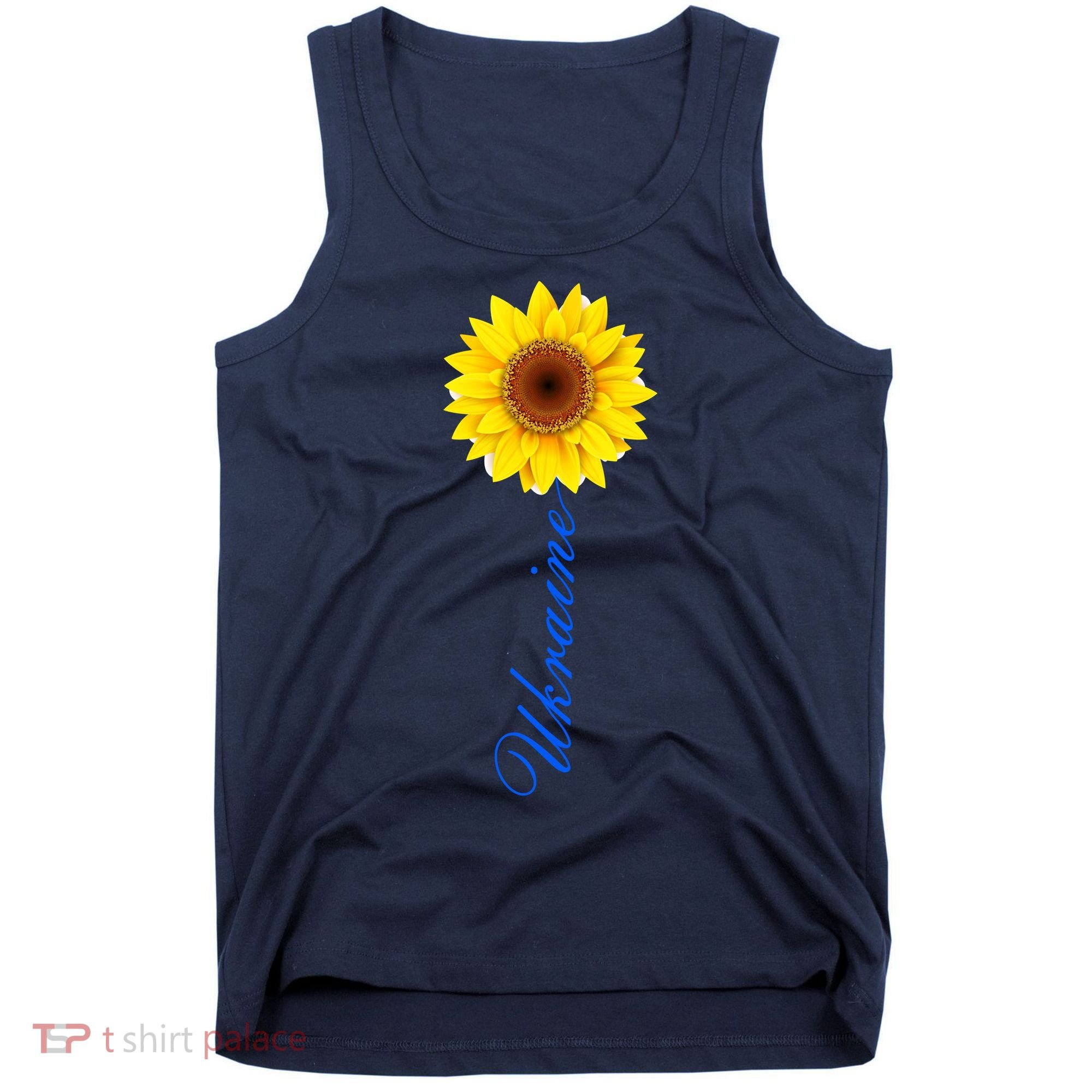 Ukraine Sunflower Peace Stop War Stand With Ukraine Tank Top