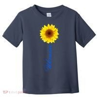 Ukraine Sunflower Peace Stop War Stand With Ukraine Toddler T-Shirt thumb 0