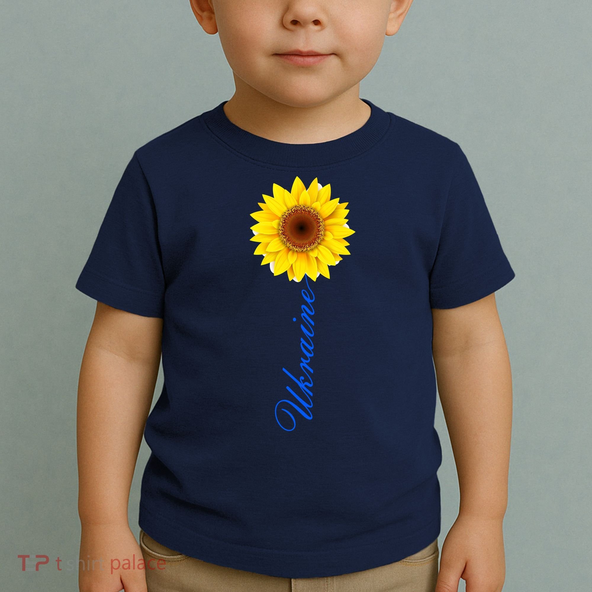 Ukraine Sunflower Peace Stop War Stand With Ukraine Toddler T-Shirt