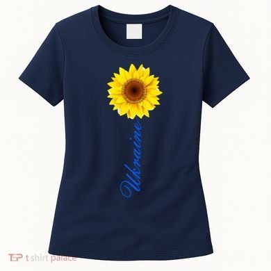Ukraine Sunflower Peace Stop War Stand With Ukraine Women's T-Shirt