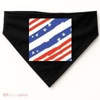 United States Patriotic Flag USA-Made Doggie Bandana thumb 0