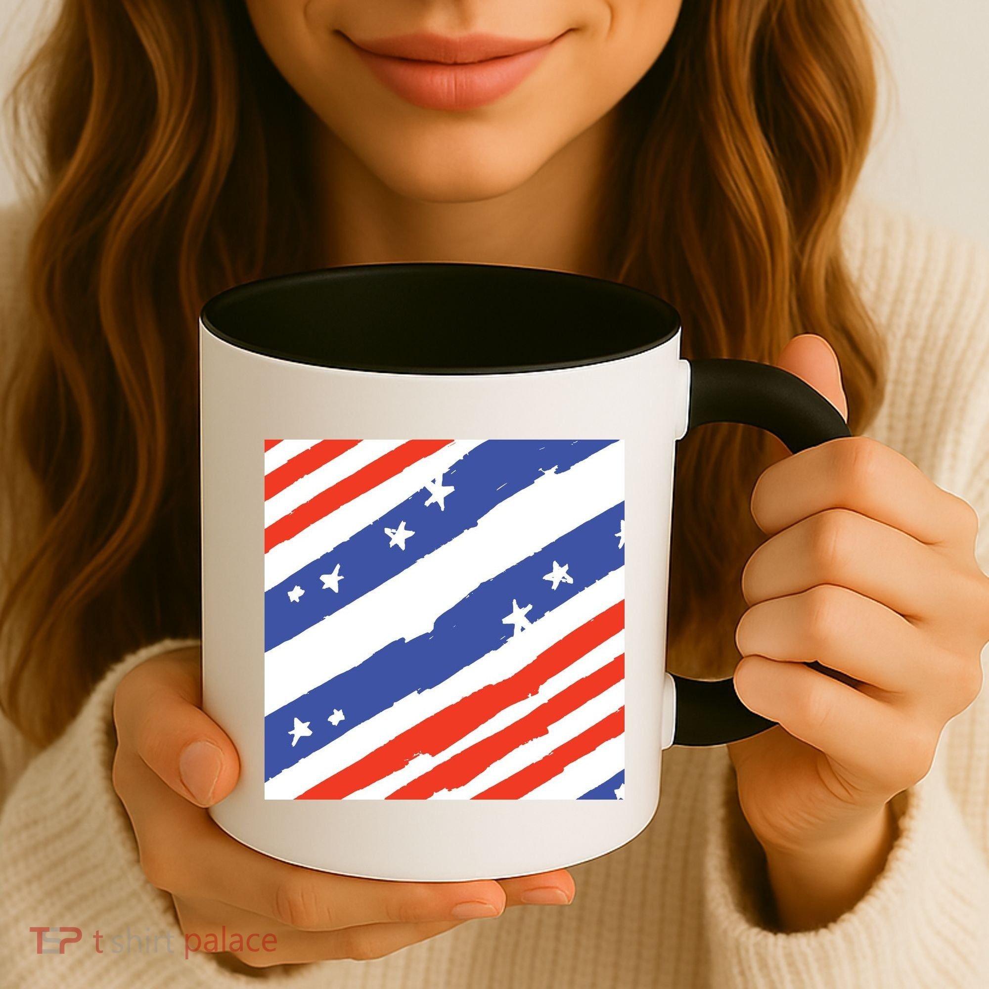 United States Patriotic Flag Coffee Mug
