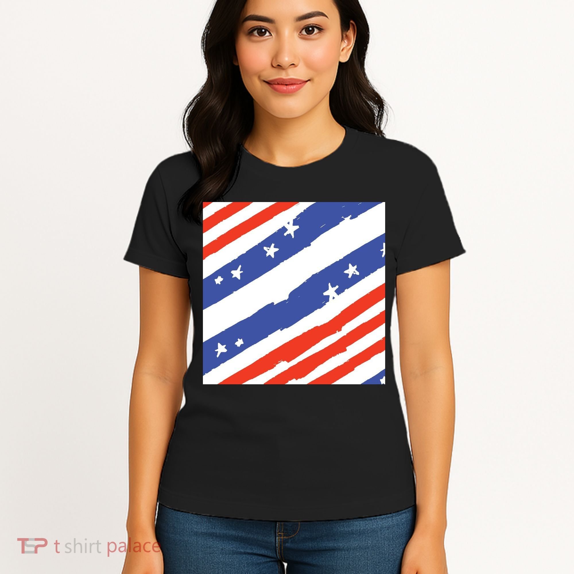 United States Patriotic Flag Women's T-Shirt