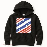 United States Patriotic Flag Kids Hoodie thumb 0