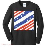 United States Patriotic Flag Kids Long Sleeve Shirt thumb 0