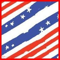 United States Patriotic Flag Santa Hat thumb 1