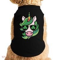 Unicorn St Patricks Day Cute Magical Doggie Tank thumb 0