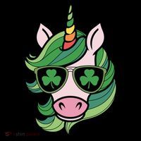 Unicorn St Patricks Day Cute Magical Doggie Tank thumb 4