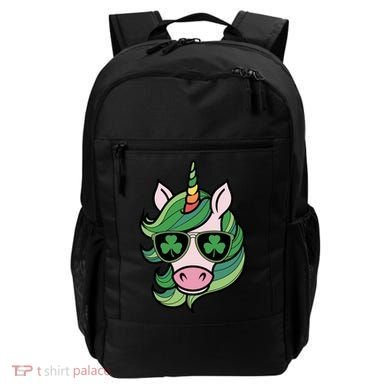Unicorn St Patricks Day Cute Magical Backpack