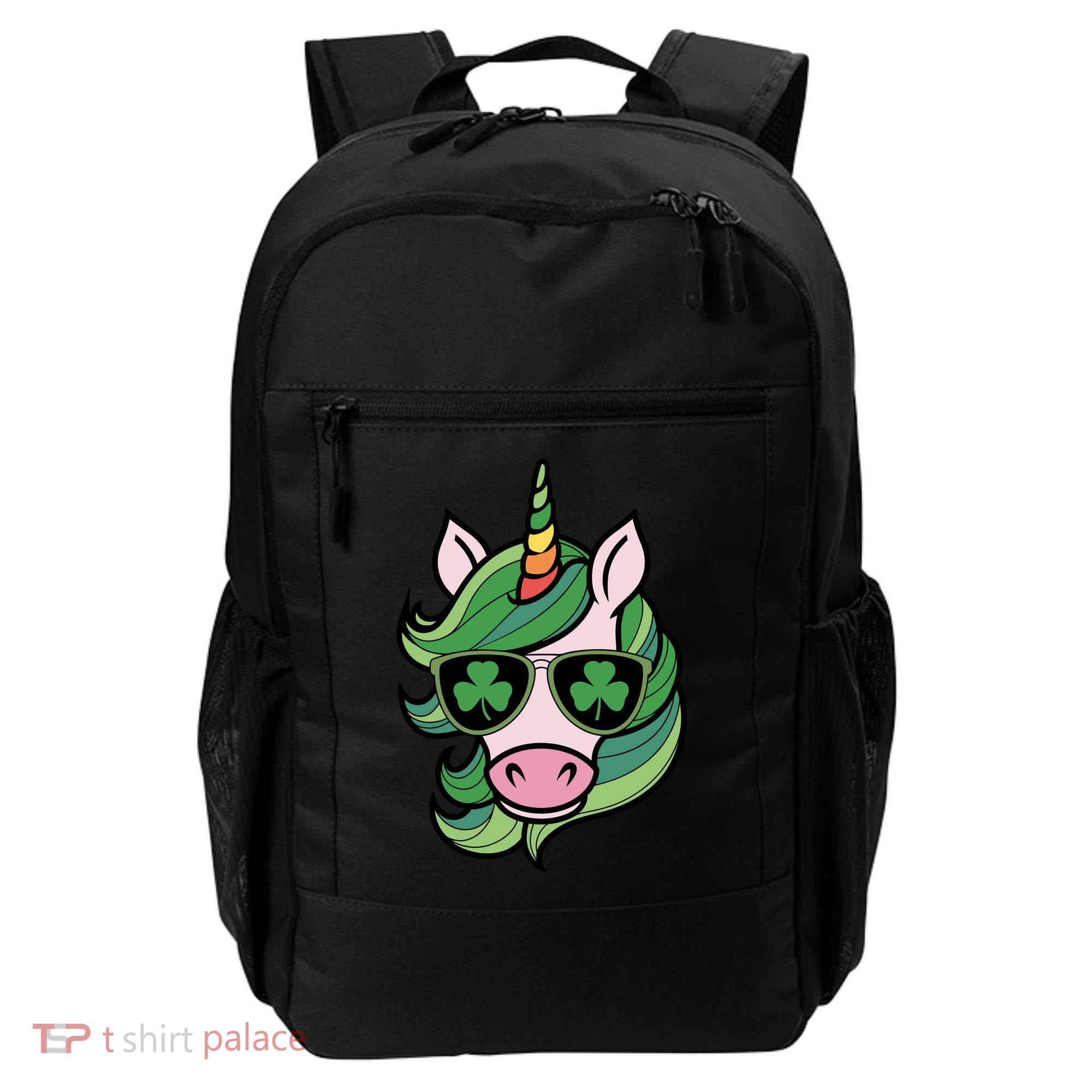 Unicorn St Patricks Day Cute Magical Backpack