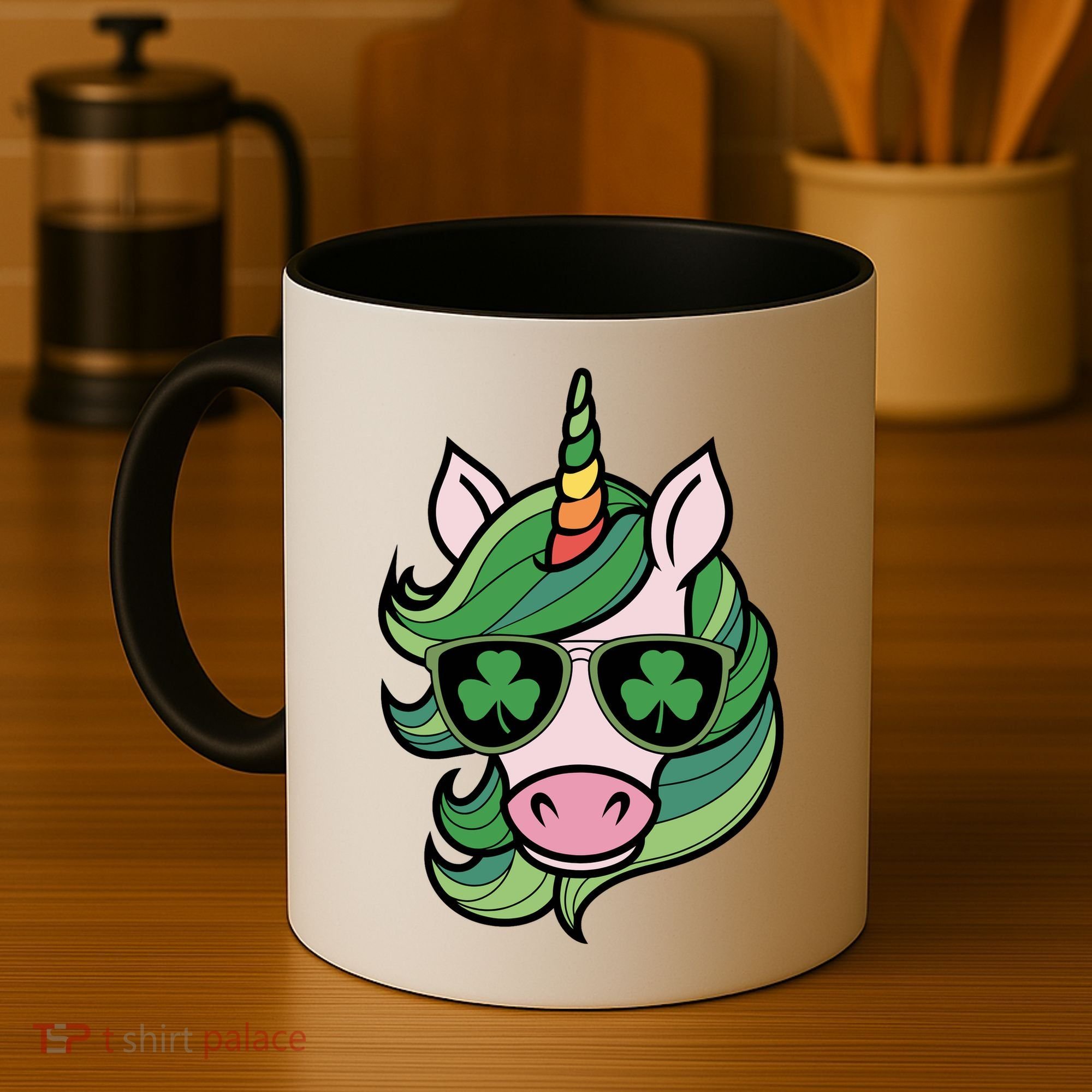 Unicorn St Patricks Day Cute Magical Coffee Mug