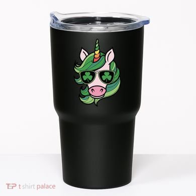 Unicorn St Patricks Day Cute Magical Tumbler