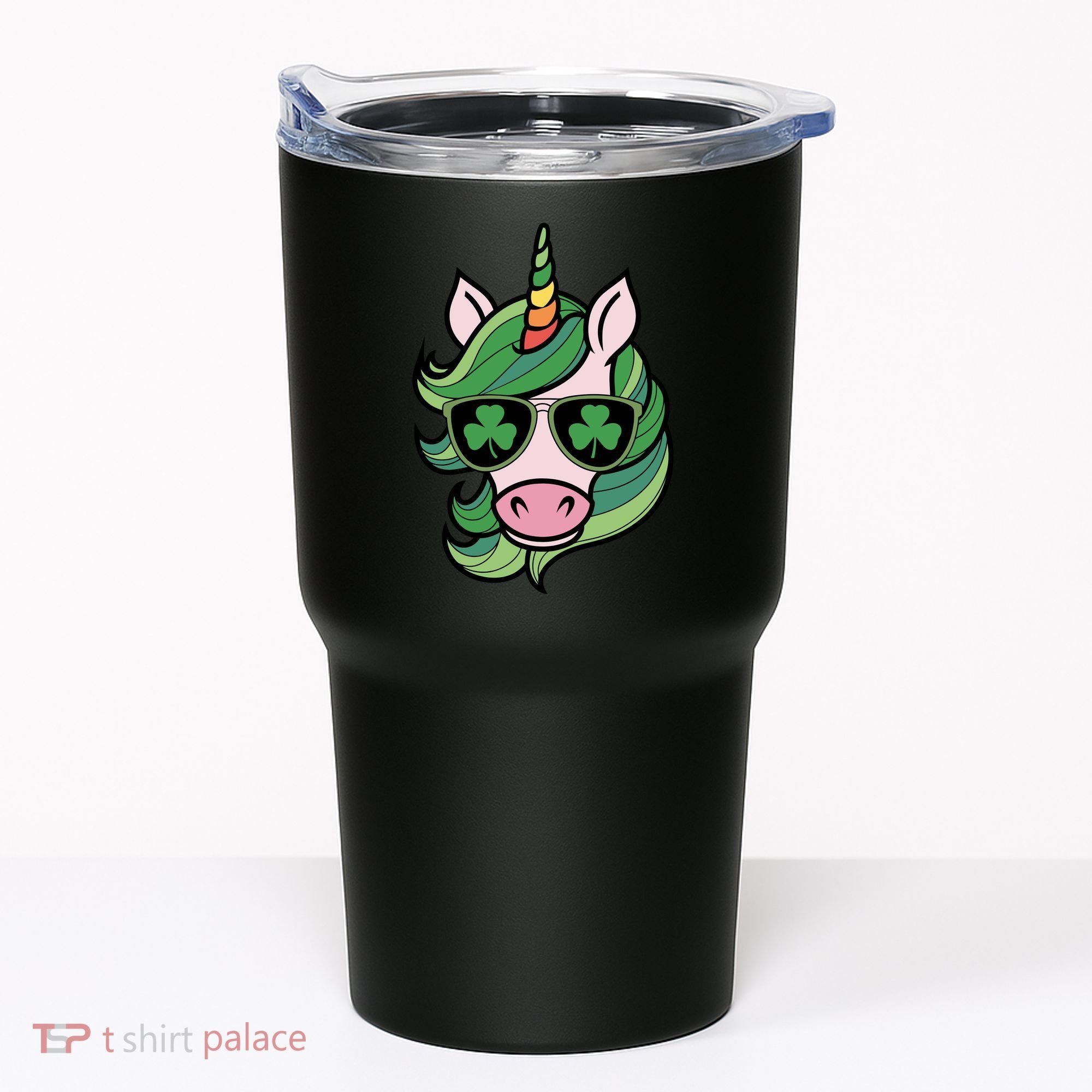 Unicorn St Patricks Day Cute Magical Tumbler