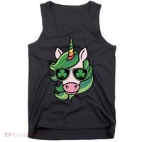 Unicorn St Patricks Day Cute Magical Tank Top thumb 0
