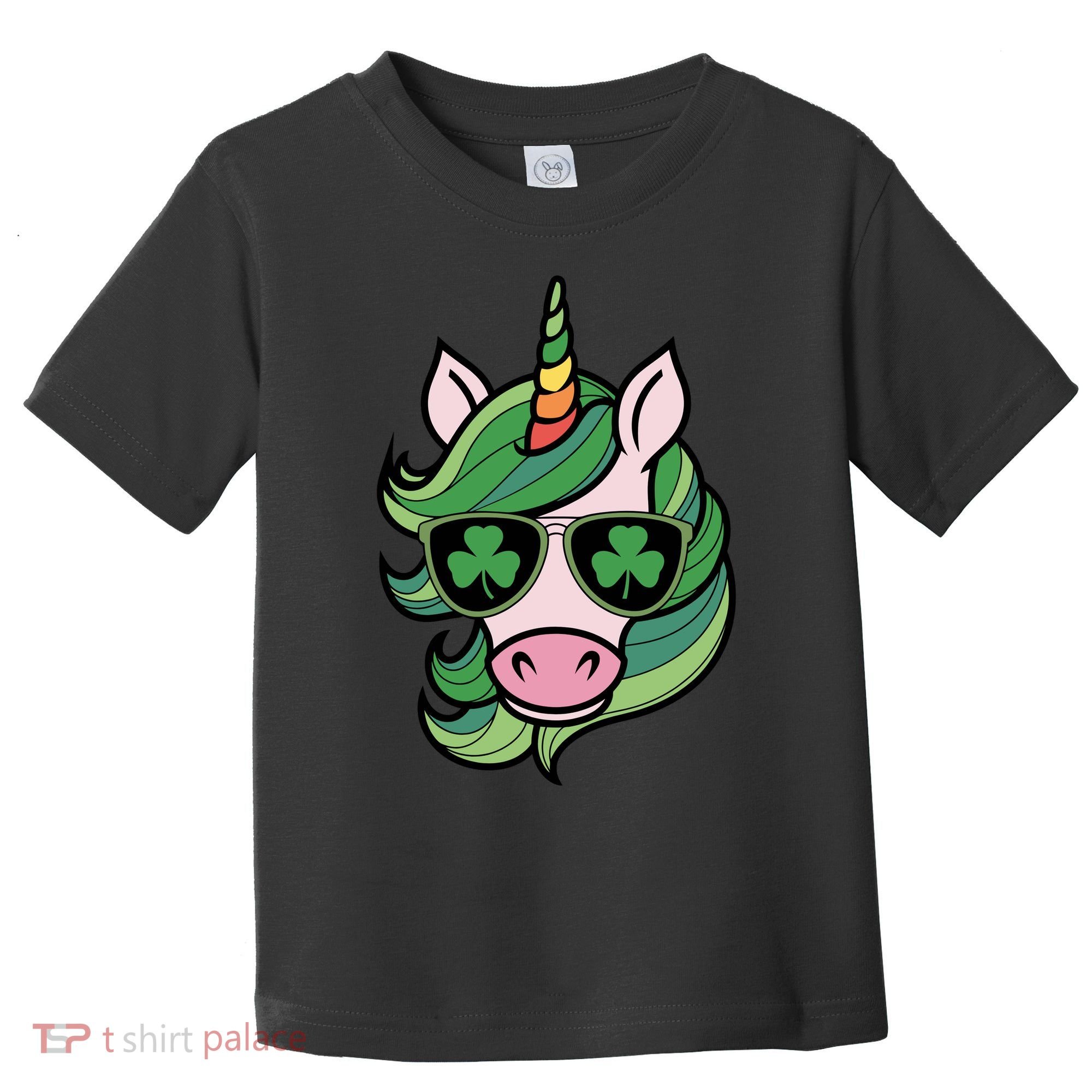 Unicorn St Patricks Day Cute Magical Toddler T-Shirt