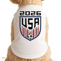 USA Soccer Player 2026 Fan Doggie Tank thumb 0