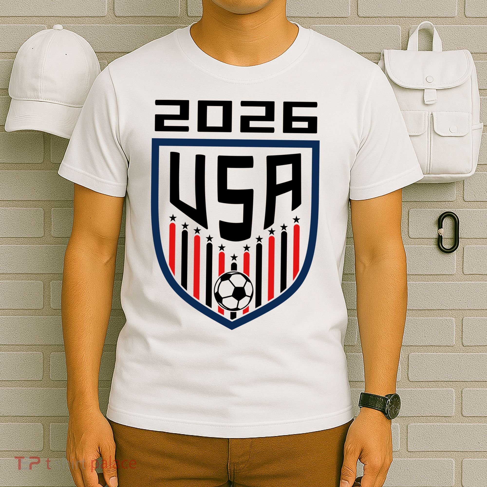 USA Soccer Player 2026 Fan T-Shirt