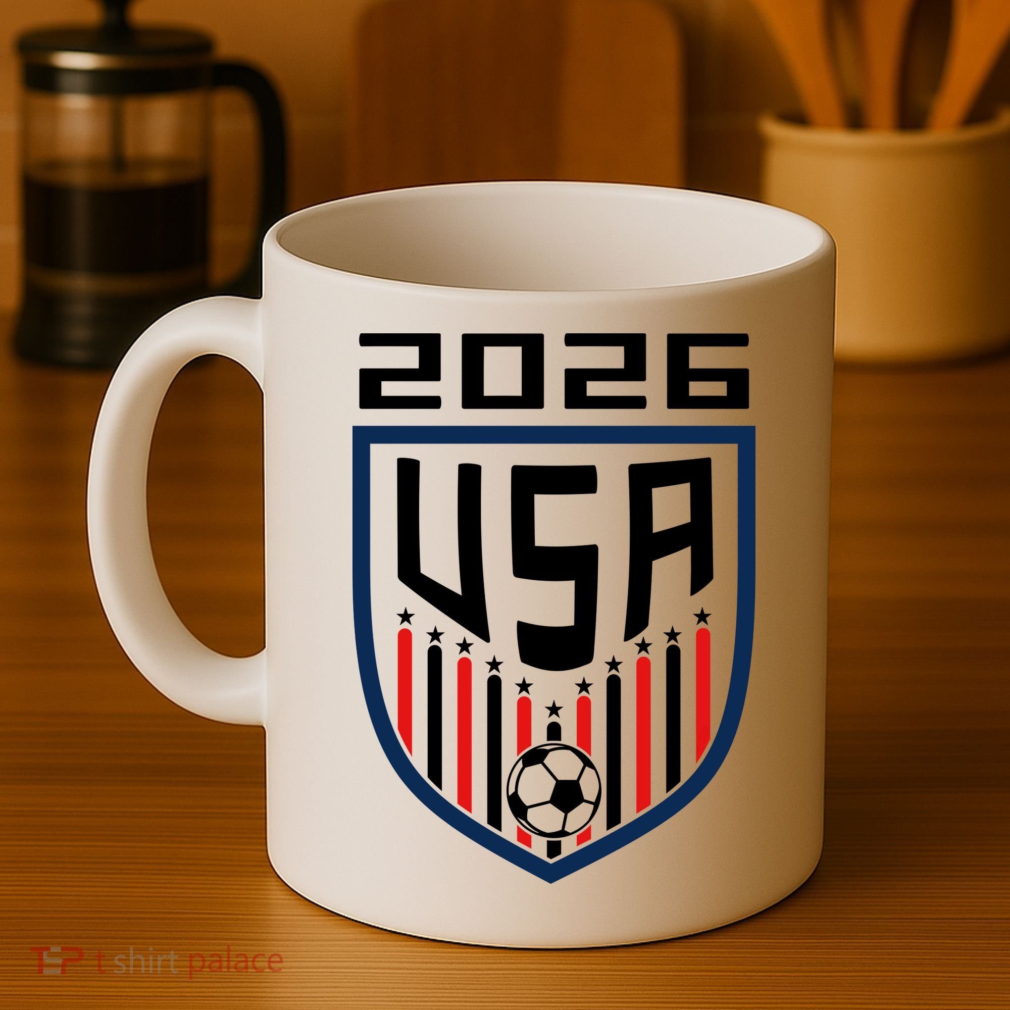 USA Soccer Player 2026 Fan Coffee Mug