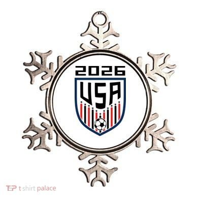 USA Soccer Player 2026 Fan Ornament