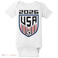 USA Soccer Player 2026 Fan Baby Bodysuit thumb 0