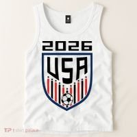 USA Soccer Player 2026 Fan Tank Top thumb 2