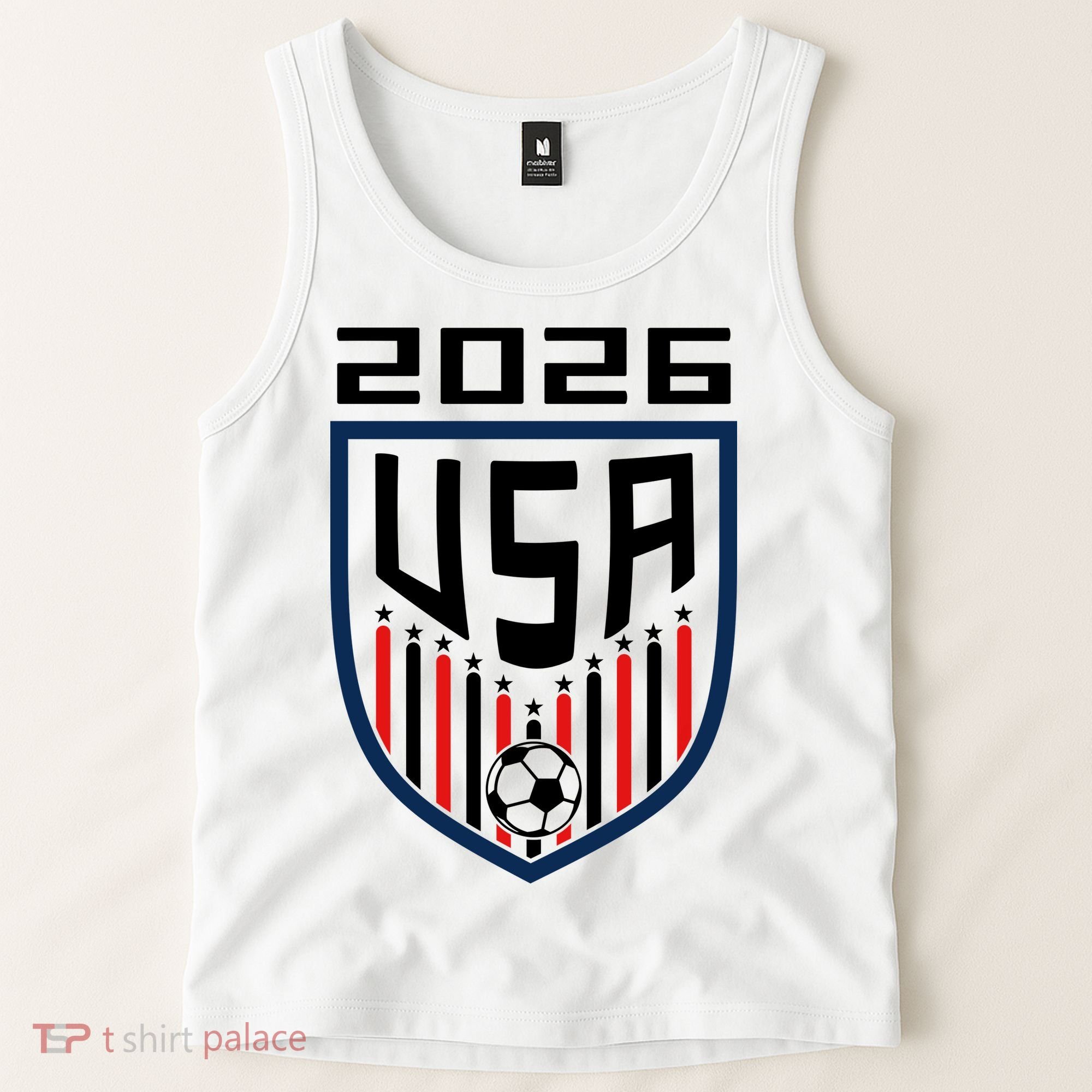 USA Soccer Player 2026 Fan Tank Top