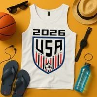 USA Soccer Player 2026 Fan Tank Top thumb 4