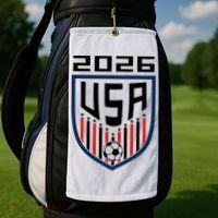 USA Soccer Player 2026 Fan Golf Towel thumb 2
