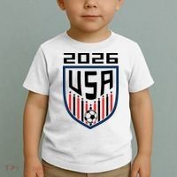 USA Soccer Player 2026 Fan Toddler T-Shirt thumb 2