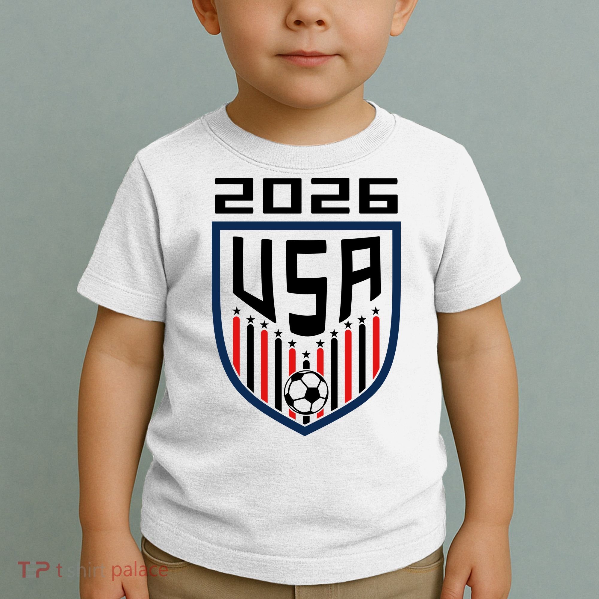 USA Soccer Player 2026 Fan Toddler T-Shirt