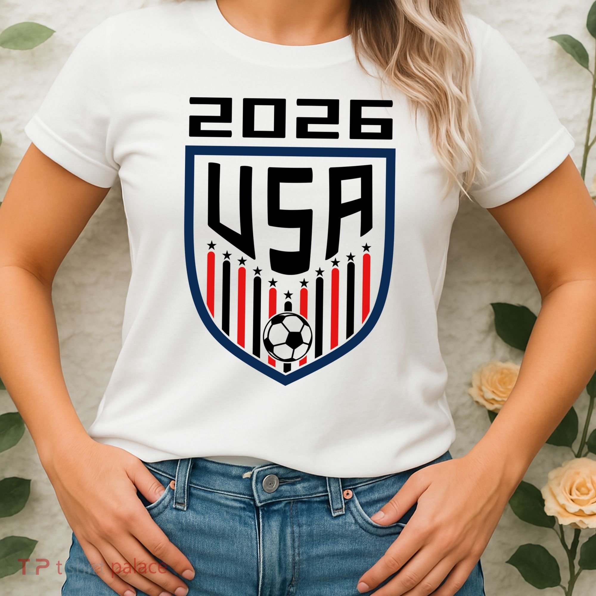 USA Soccer Player 2026 Fan Women's T-Shirt