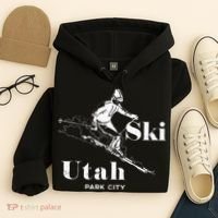 Utah Skiing Park City Hoodie thumb 4
