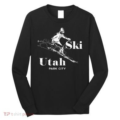 Utah Skiing Park City Long Sleeve Shirt