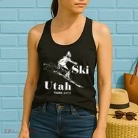 Utah Skiing Park City Women's Tank Top thumb 2