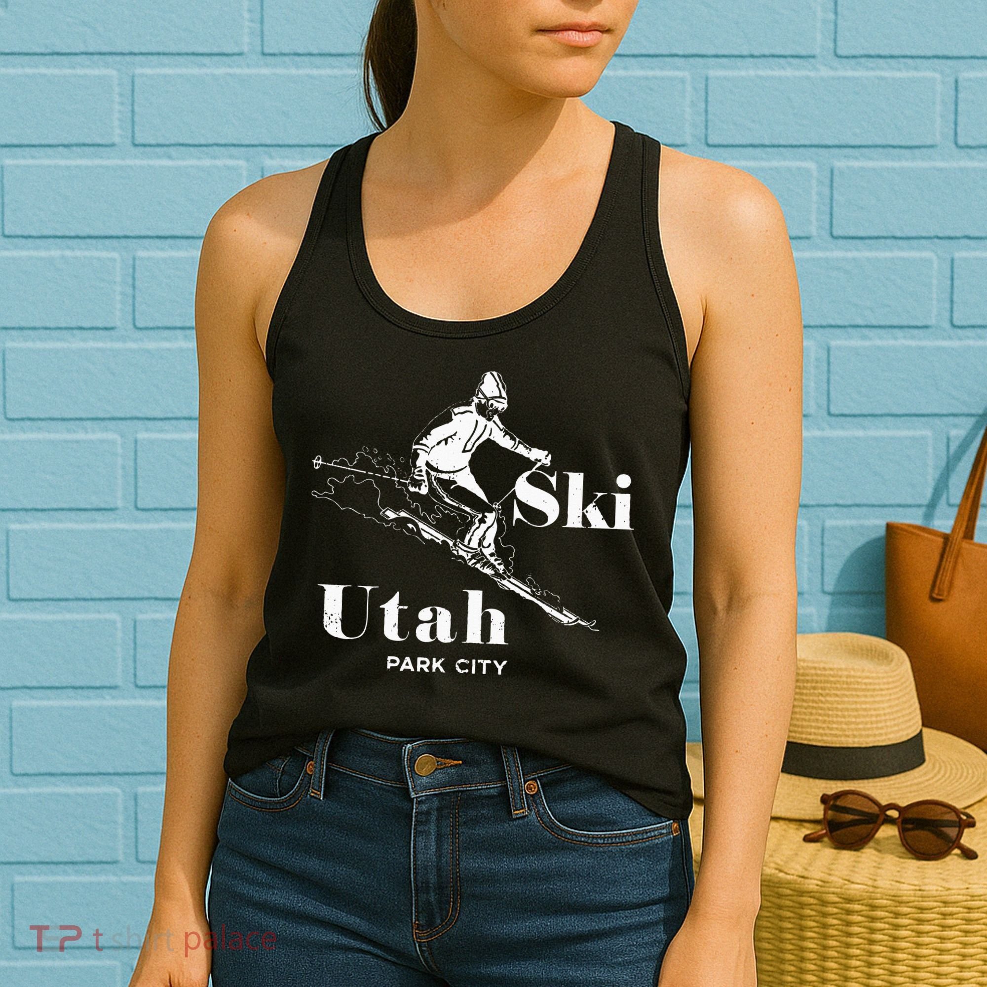 Utah Skiing Park City Women's Tank Top