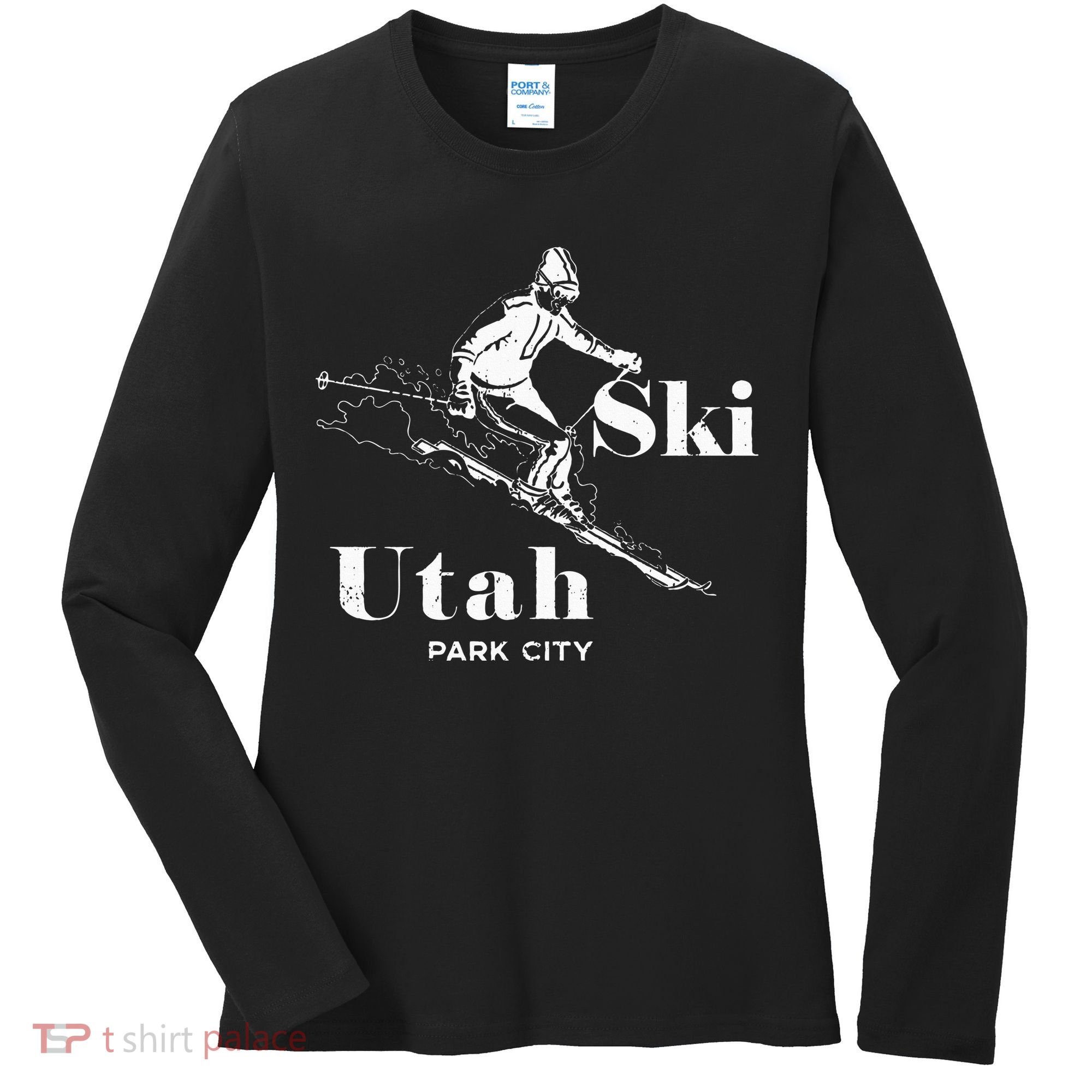Utah Skiing Park City Women's Long Sleeve Shirt