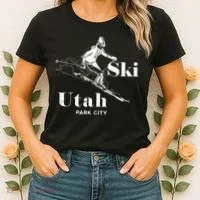 Utah Skiing Park City Women's T-Shirt thumb 2