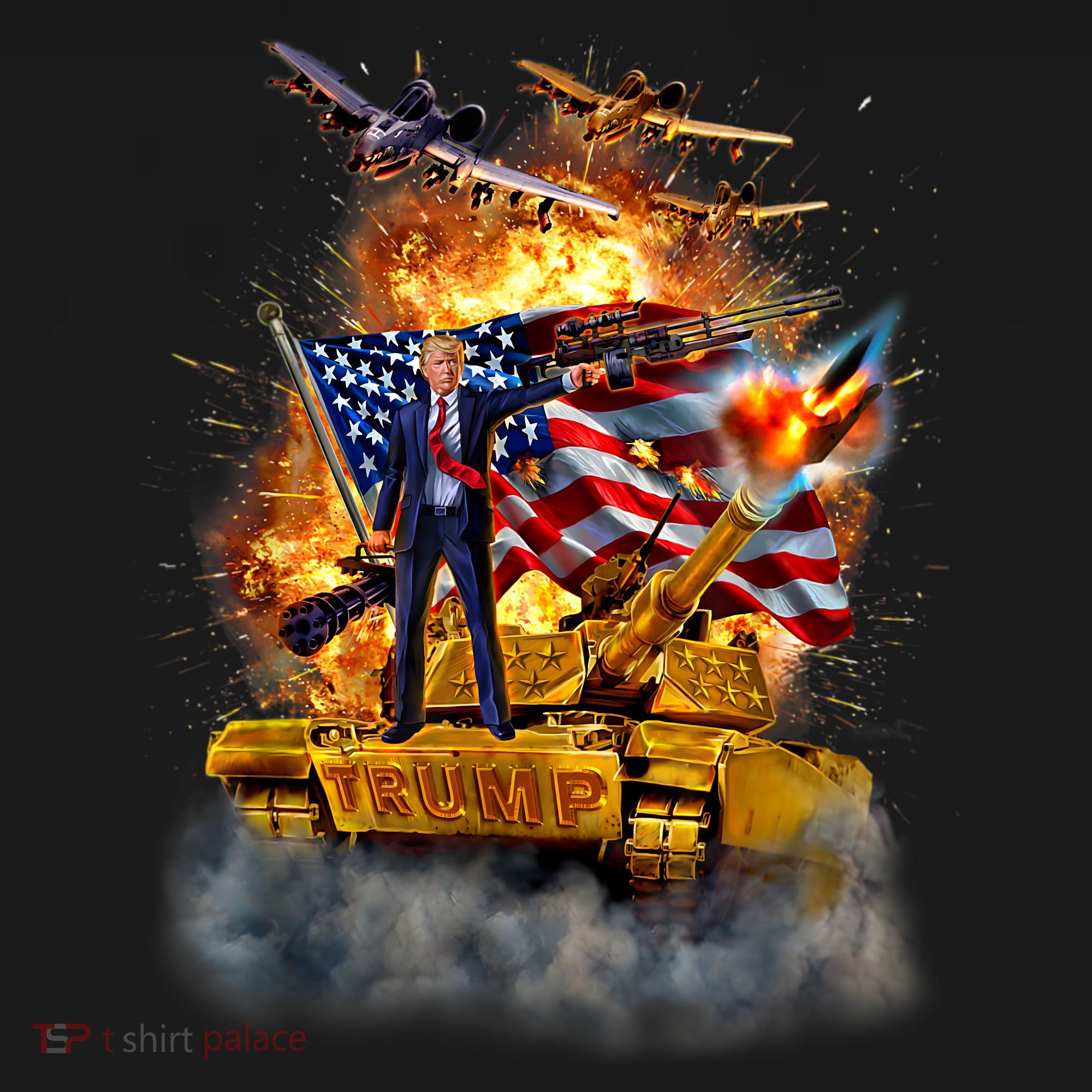 United States President Donald Trump Epic Battle T-Shirt