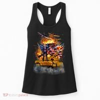United States President Donald Trump Epic Battle Women's Tank Top thumb 0