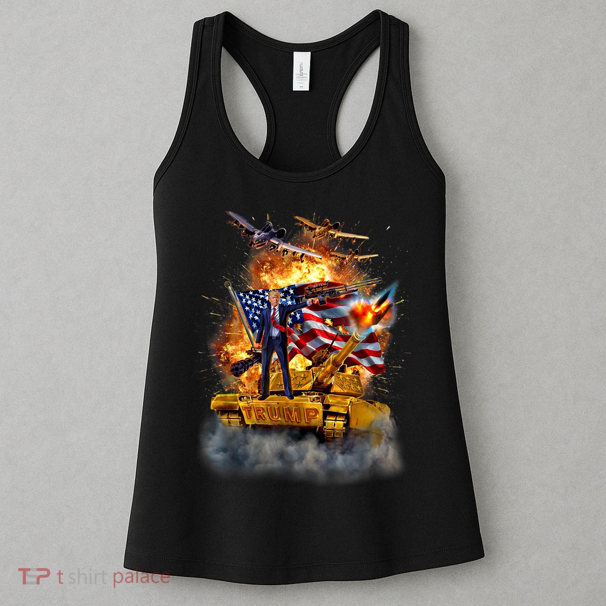 United States President Donald Trump Epic Battle Women's Tank Top
