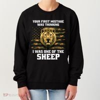 United States Patriot Your First Mistake Women's Sweatshirt thumb 0