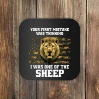 United States Patriot Your First Mistake Coaster thumb 0