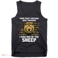 United States Patriot Your First Mistake Tank Top thumb 0