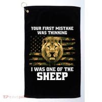 United States Patriot Your First Mistake Golf Towel thumb 0