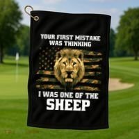 United States Patriot Your First Mistake Golf Towel thumb 1